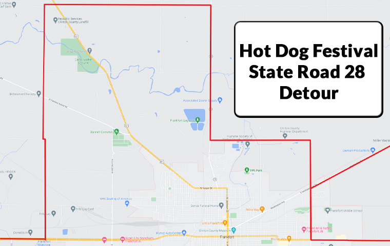 Hot Dog Festival State Road 28 Detour