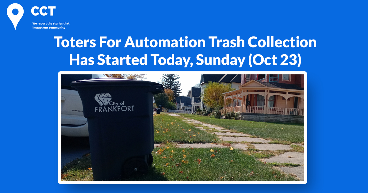 Toters For Automation Trash Collection Has Started Today, Sunday (Oct 23)