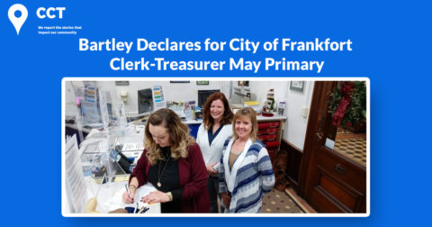 Bartley Declares for City of Frankfort Clerk-Treasurer May Primary