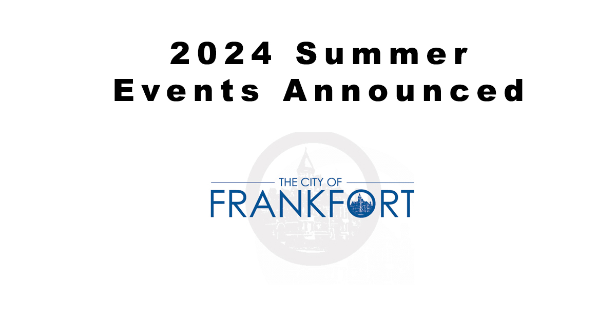 Frankfort Summer Concert Series Dates and Sapphire Bay Opening